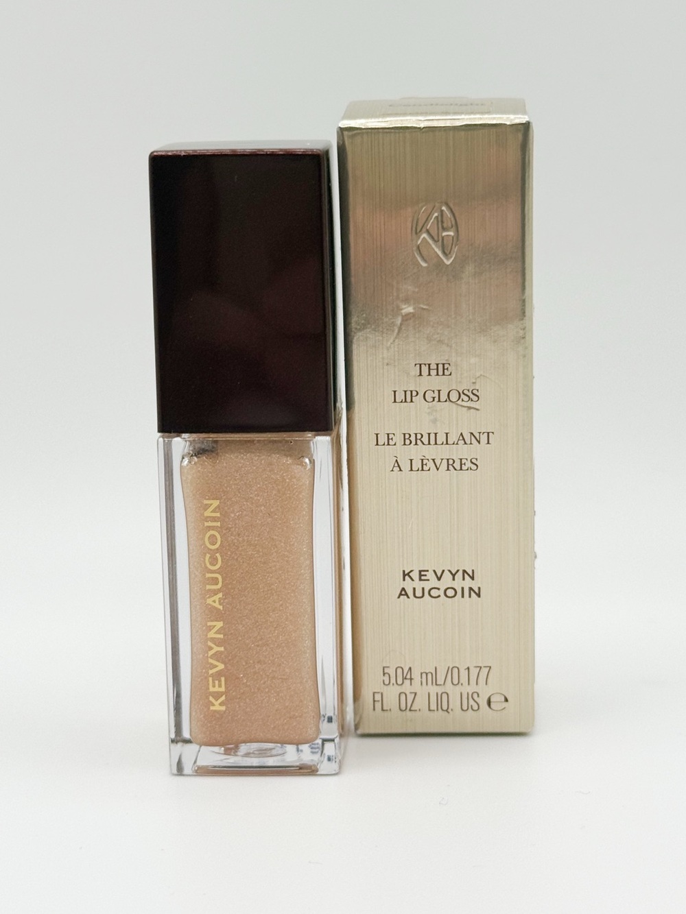 Kevyn Aucoin The Lip Gloss Candelight Champagne Gold NIB Hydrating Luxury - Picture 2 of 6